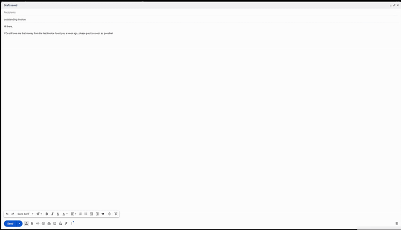 Legal Eyes demo showing message conversion